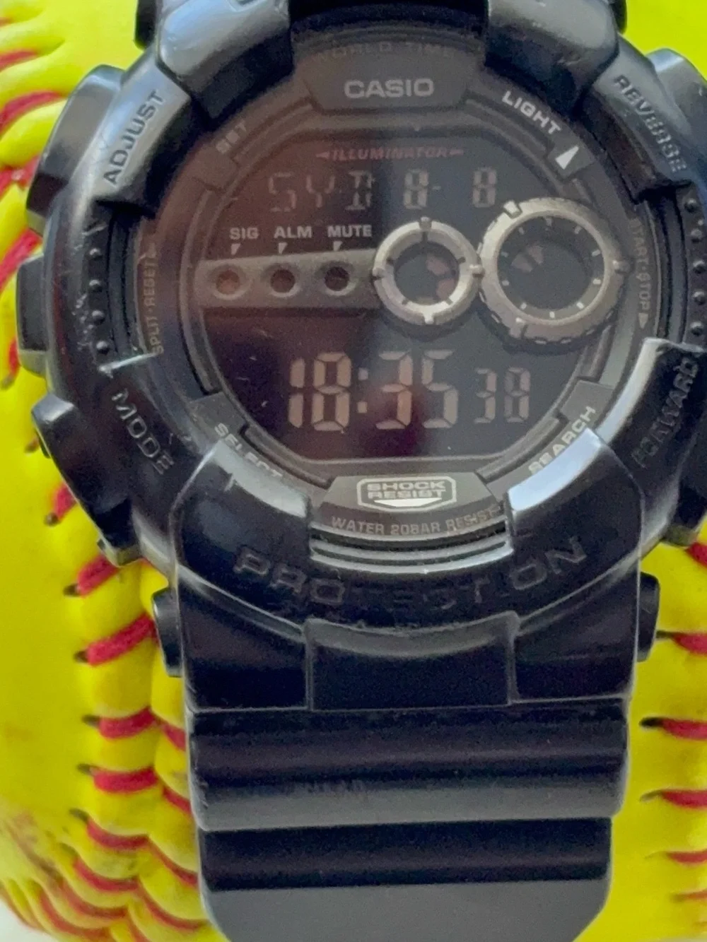 Casio G-Shock Digital Watch - Black GD-100